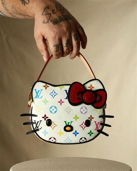 upcycled louis vuitton clear bag|louis vuitton hello kitty bag.